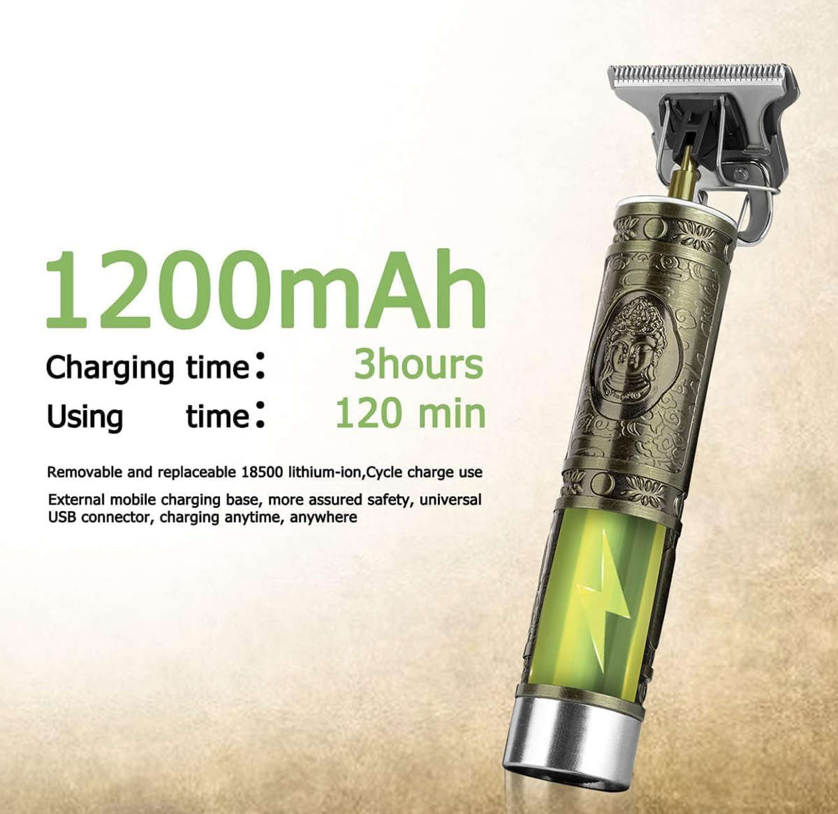 Sokany Professional Hair Clippers for Men, Hair Shaving machine with 3 Sizes