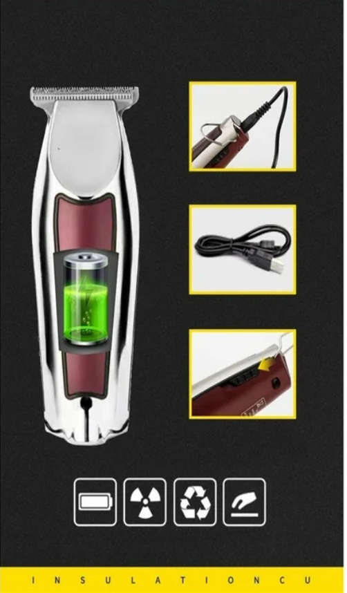 Sokany Professional  Rechargeable Electric Shaver for Men hair clipper - Silver SK-9932