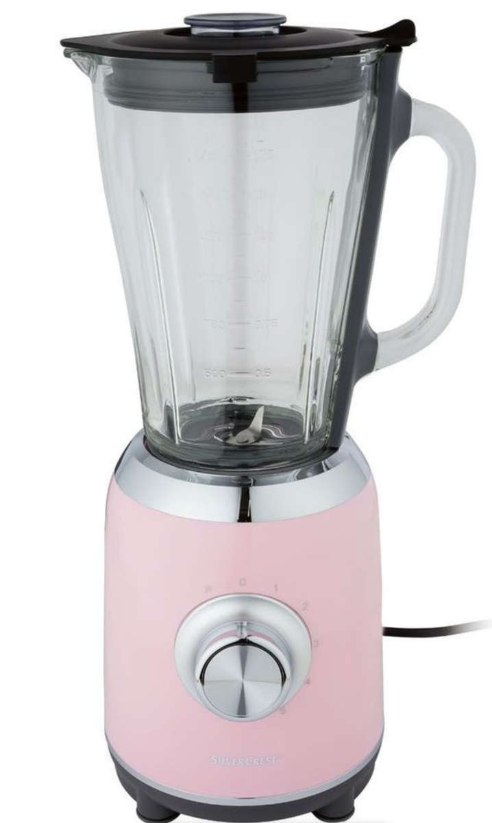SC 1.5L Crest 2 Cups 1500W Two Speed Smoothie Juicer Mixer 2 IN 1 PINK