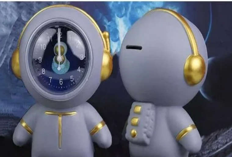 Clock Astronaut Savings Bank Fancy Creative Astronaut Savings Bank