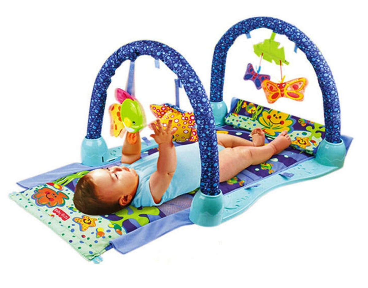 Baby Basket Play Gym Mat - Ocean Multi Colour