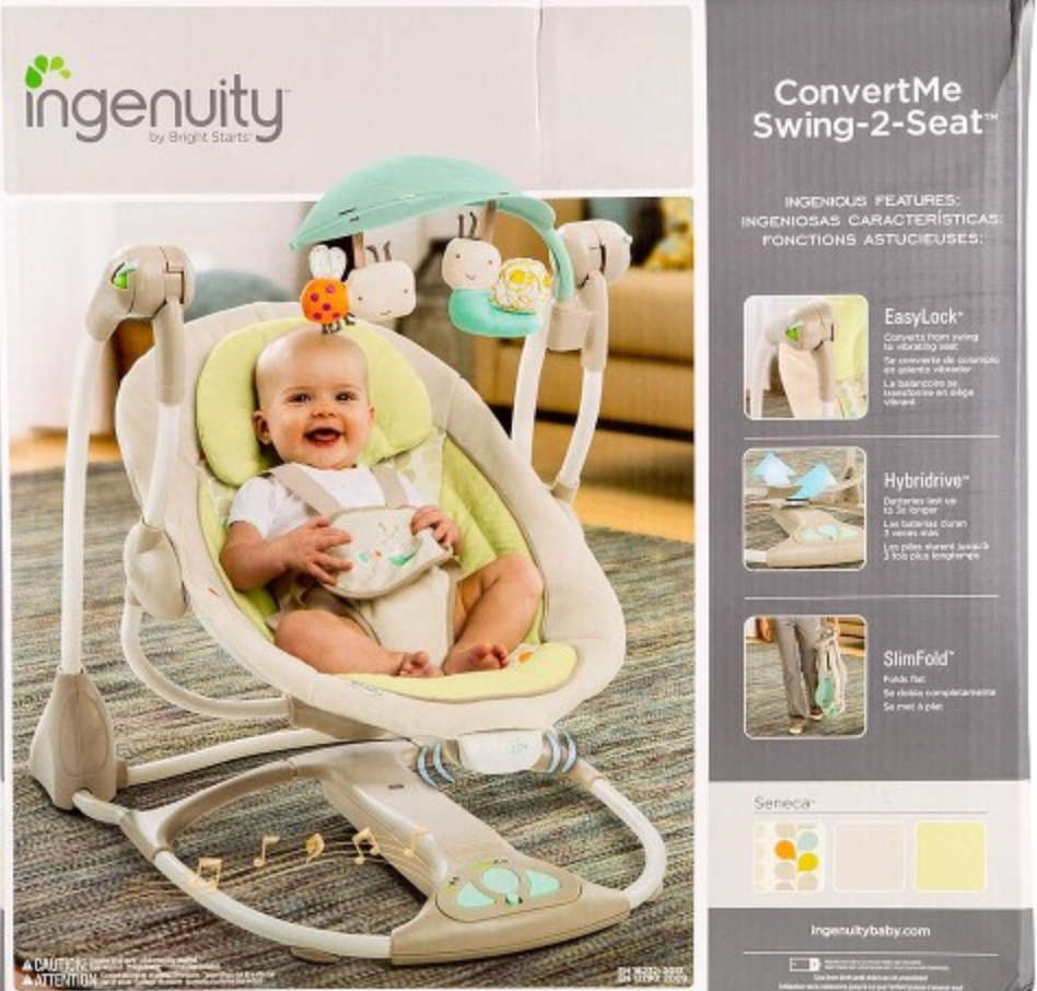 Convert Me Swing-2-Seat- Portable Swing - For Boys & Girls