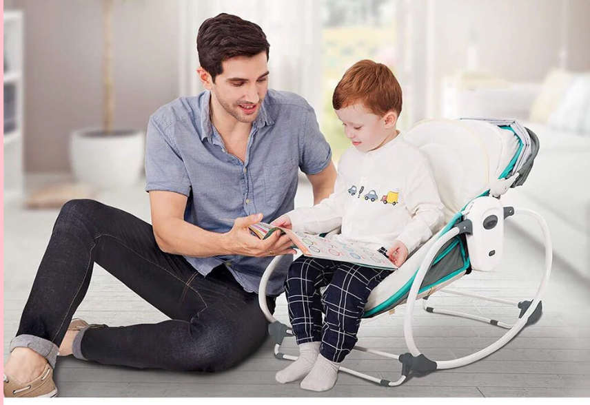 Baby Rocker Bassinet 5 in 1 - Green DEMO/DISPLAY UNIT