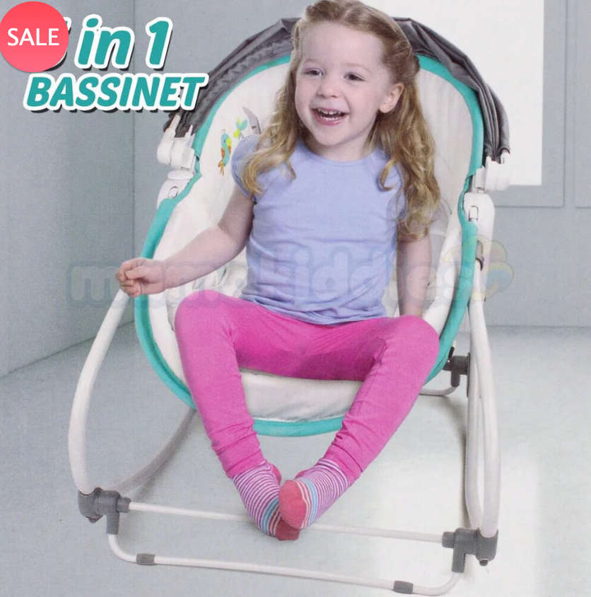 Baby Rocker Bassinet 5 in 1 - Green DEMO/DISPLAY UNIT