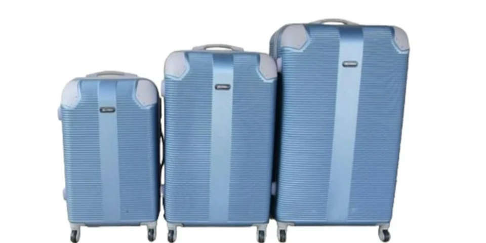 Expert Travel Ware - 3 Piece Luggage Set - LAVENDER BLUE READ DESCRIPTION!!!