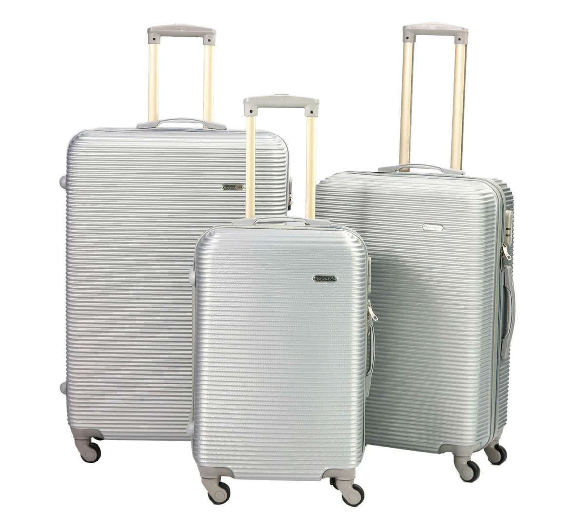 3 Piece Luggage Set - Grey