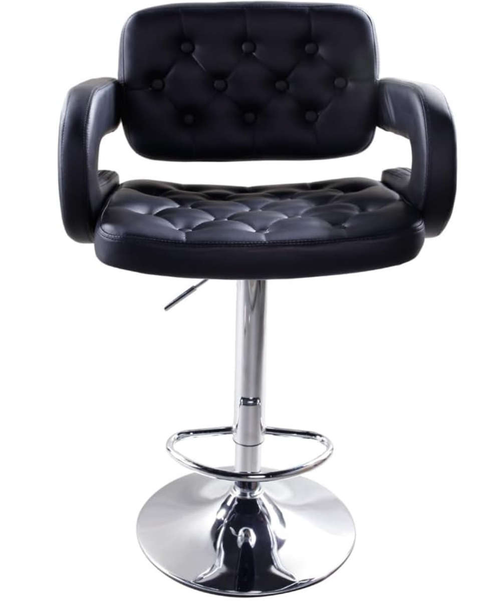 Saloon Chair/Sofa Saloon Counter Stool (Black) - NEW