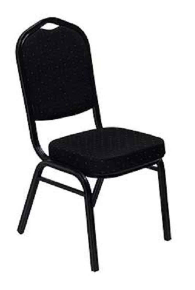 Conference Chair with Metal Frame - Black