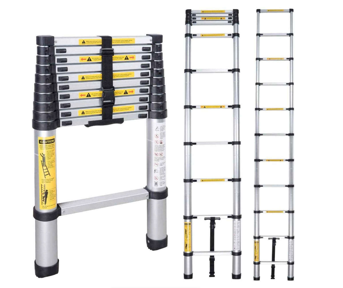 Lightweight 3.2m Telescopic Ladder