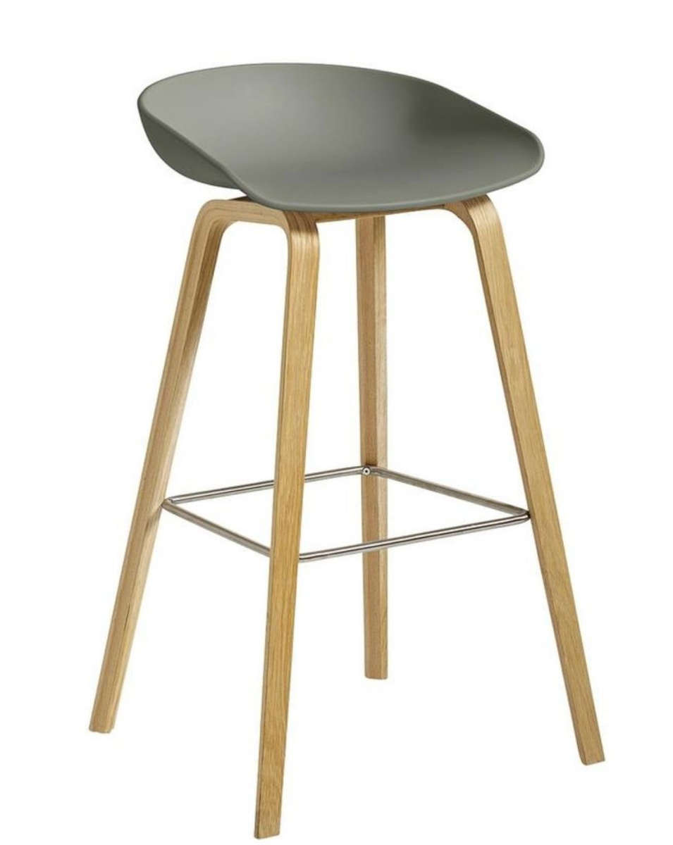 ZIMBALI Kitchen Bar Stool - Stone Grey (Pre - Assembled)