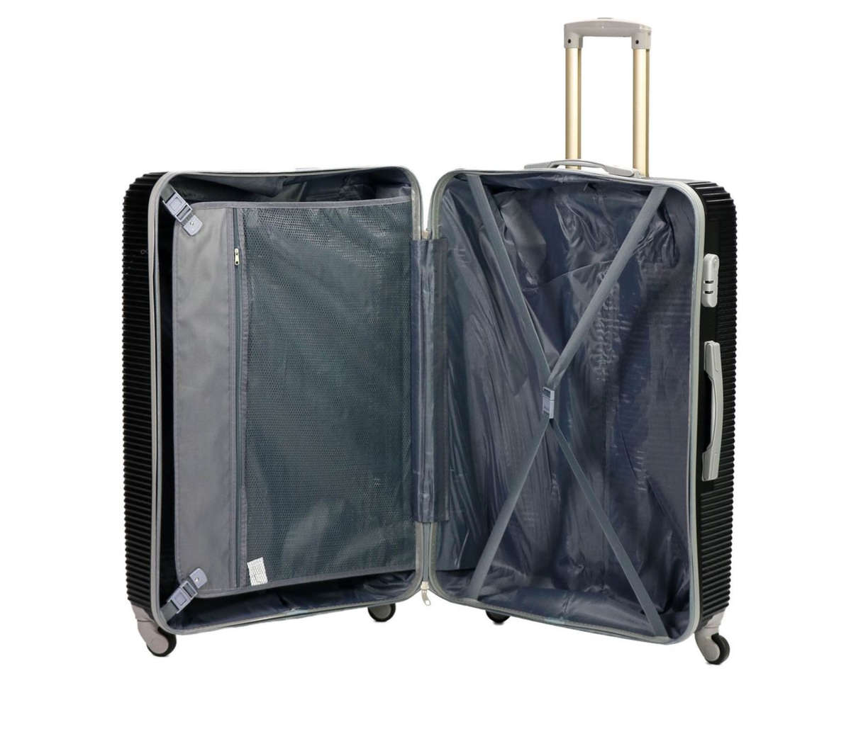 Expert Travel Ware - 3 Piece Luggage Set - Black