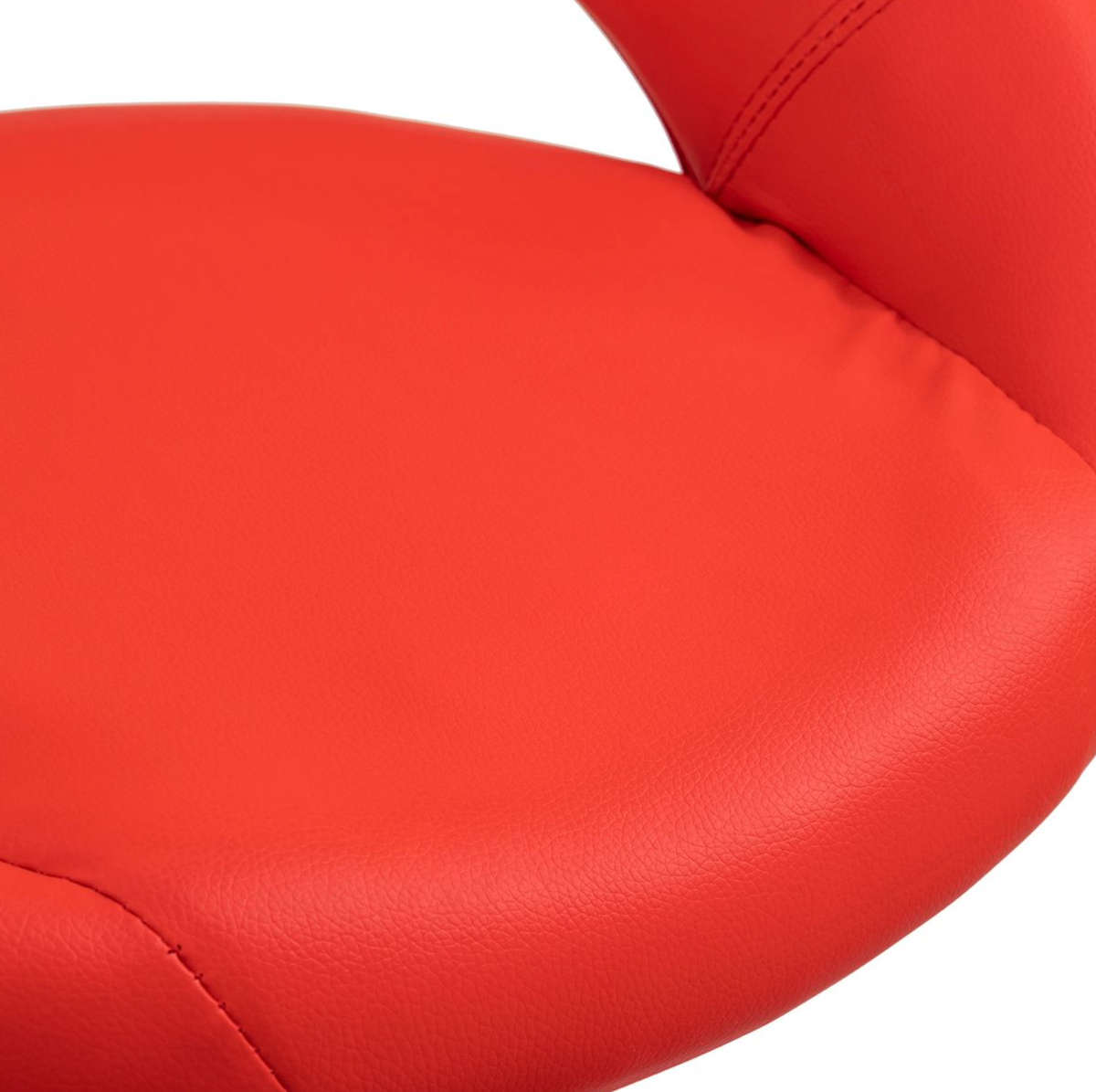 2 Set Modern Bar Stools Leather Kitchen Chairs - Red New