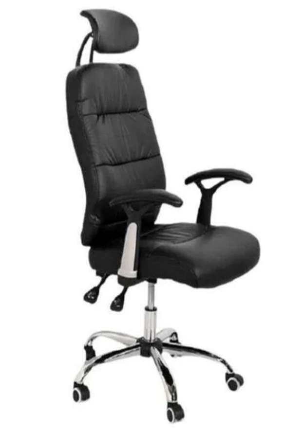 Reclining Office PU Leather Chair with Head and Arm rests