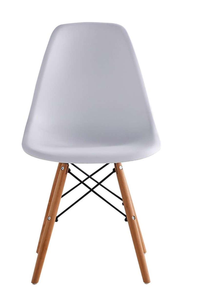 Eames chair 4 in 1 set in grey color
