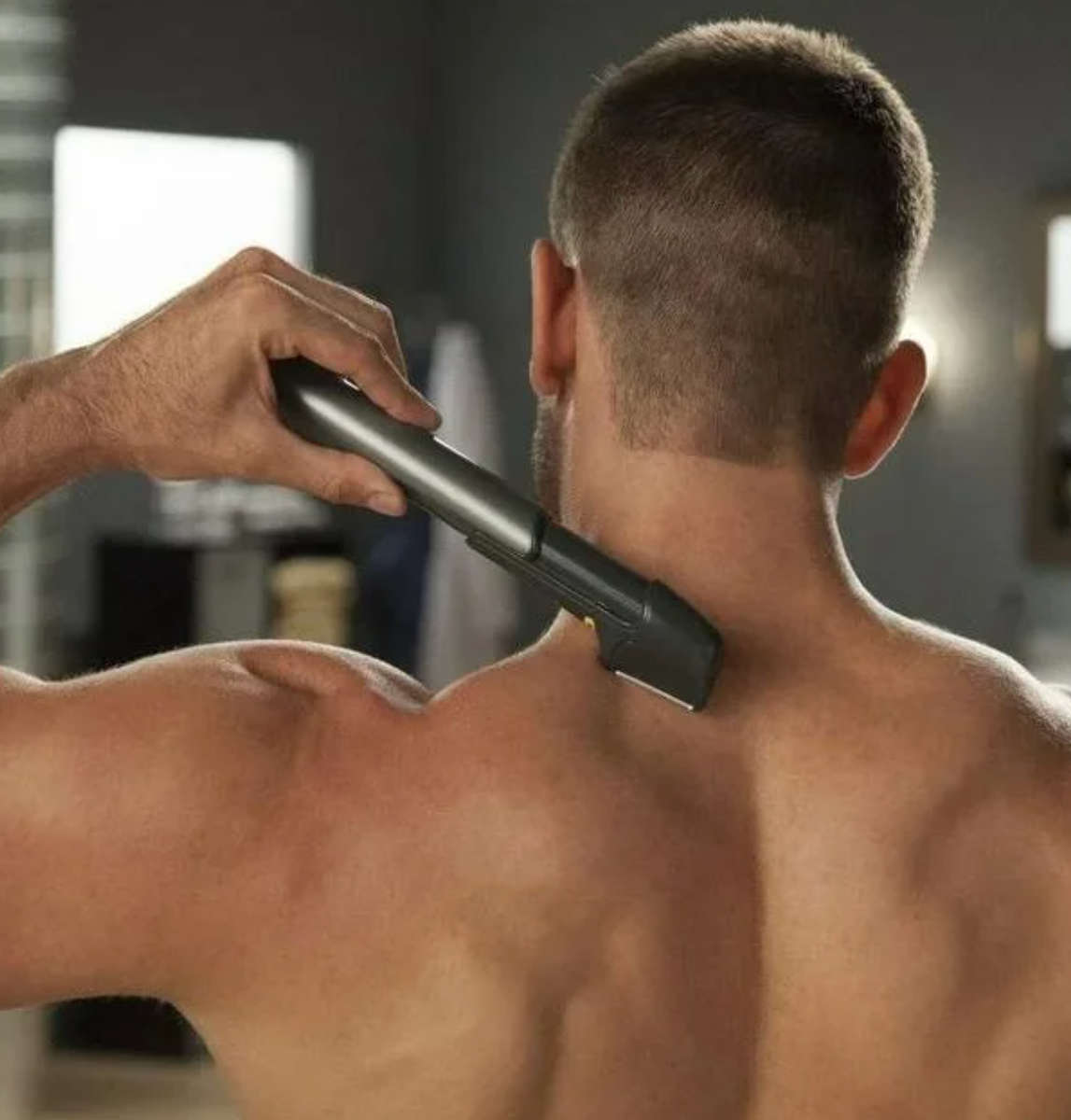 MicroTouch Titanium Trim Cordless Electric Trimmer, at Home Haircut and Body Groomer, Black