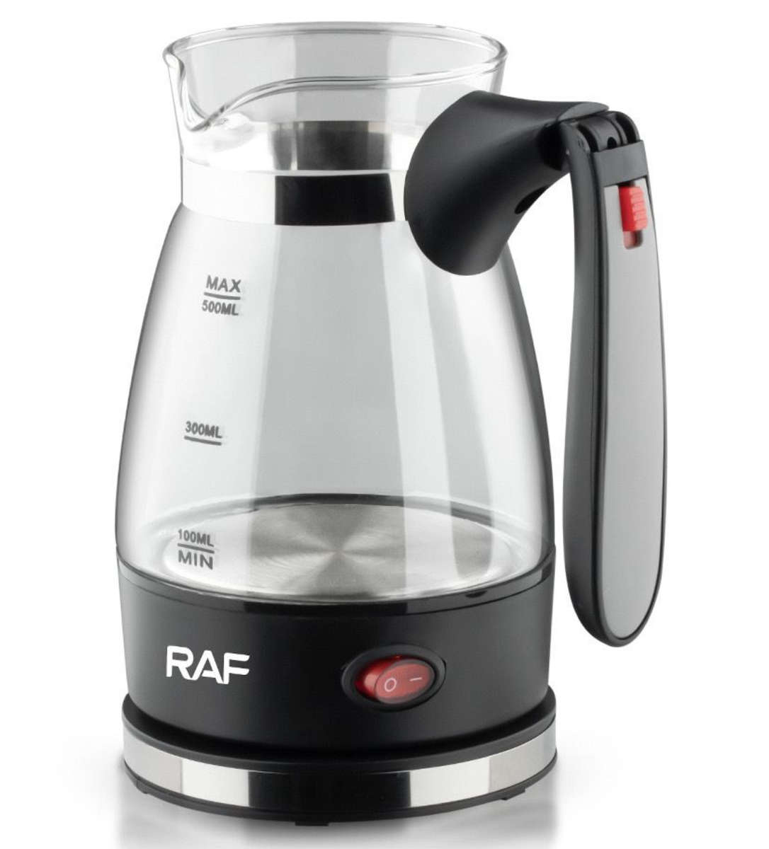 RAF 500ml Electric Coffee Pot With Collapsible Handle
