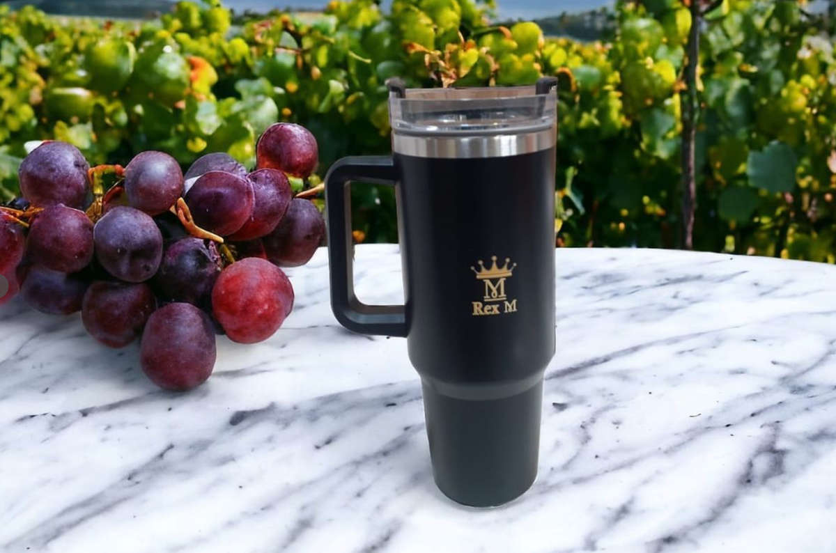 1,2L Tumbler Double Wall Vacuum Flask with Straw Travel Mug Hot/Cold