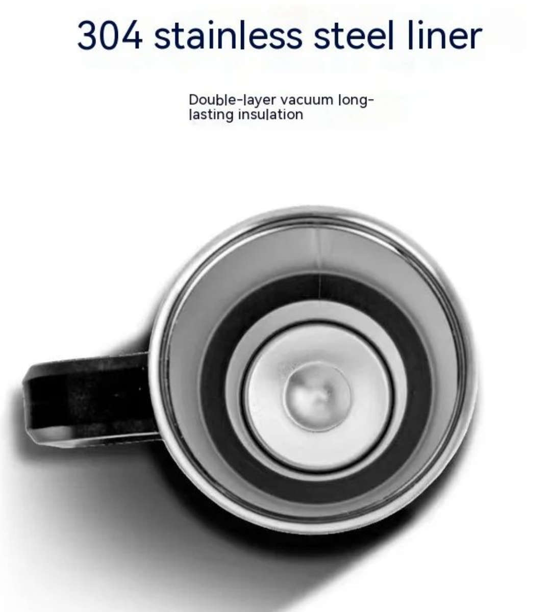 1,2L Tumbler Double Wall Vacuum Flask with Straw Travel Mug Hot/Cold