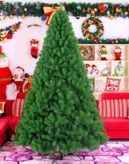 Holiday Tree Full Xmas Tree with Fairy Lights - Green Pine Tree - 180 cm