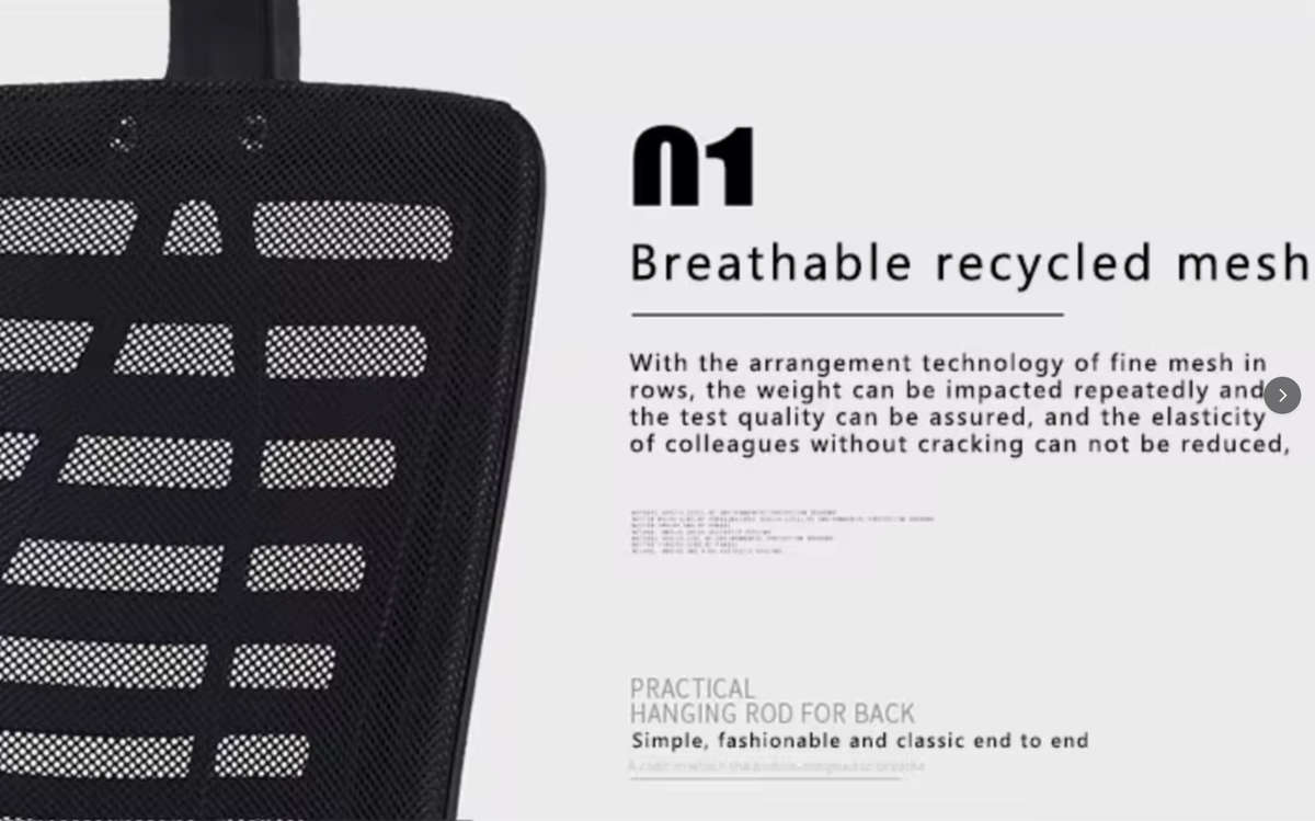 Premium Ergonomic Mesh Chair with Headrest Steel Base