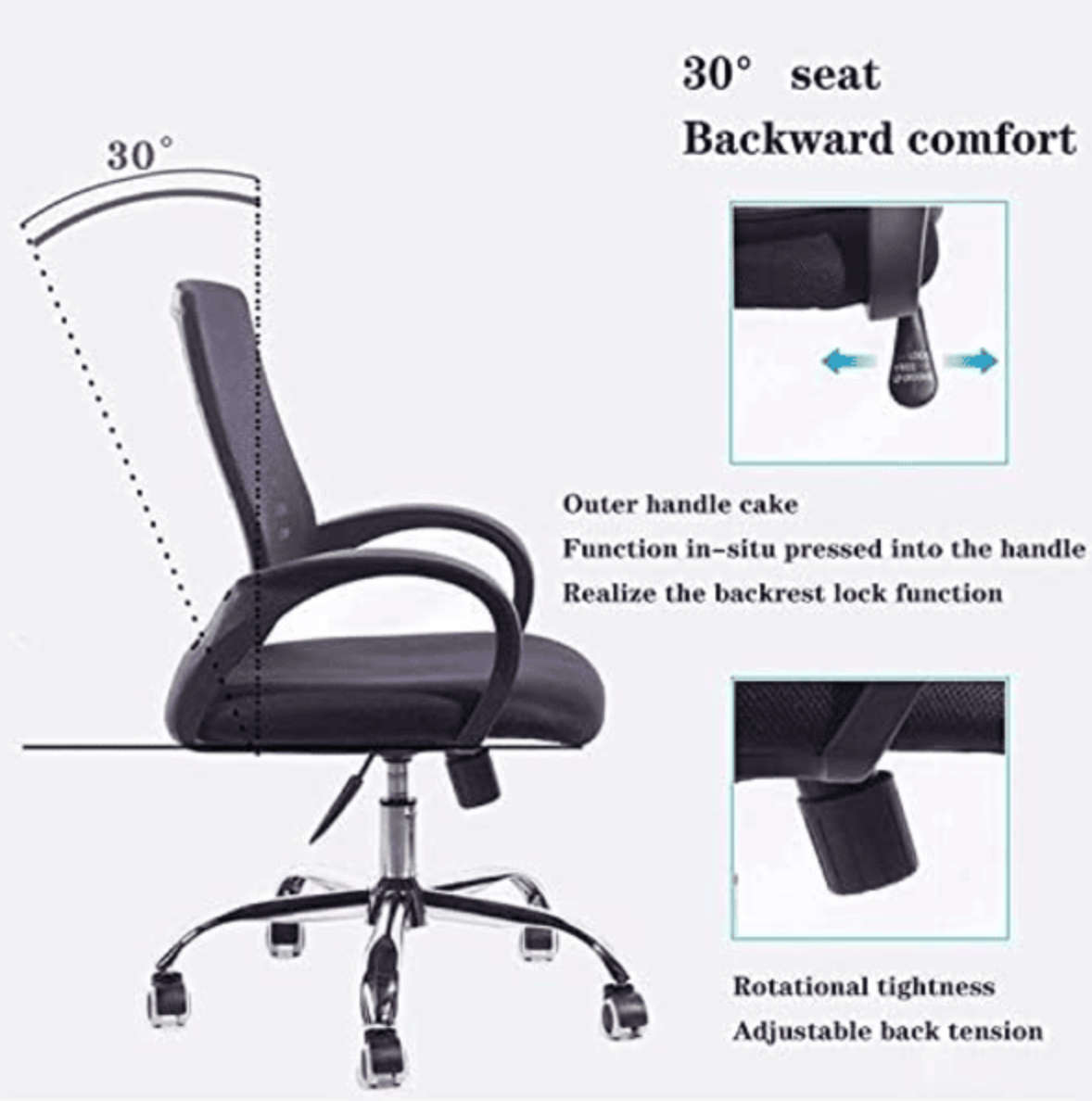 Diamond Mesh Ergonomic Office Chair
