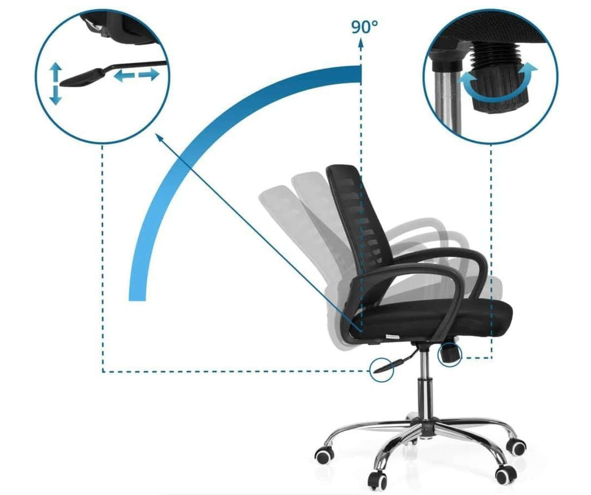 Diamond Mesh Ergonomic Office Chair