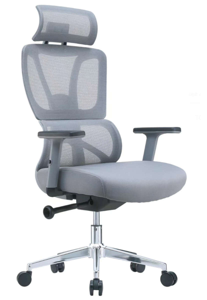 F16 Falcon Elite: Luxury Ergonomic Office Chair - Grey New