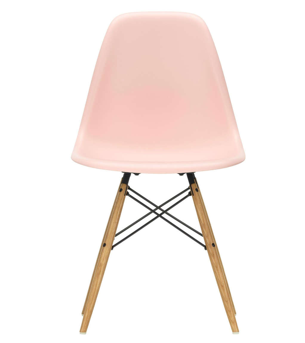 Modern Perla Wooden Leg Chair PINK - DEMO
