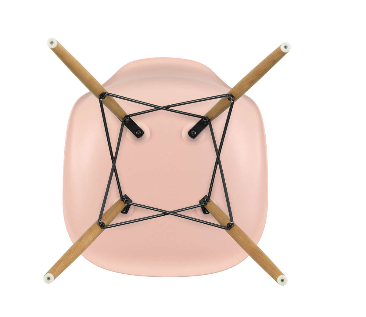 Modern Perla Wooden Leg Chair PINK - DEMO