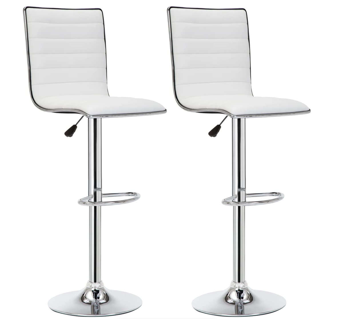 Stylish Bar Stools - White