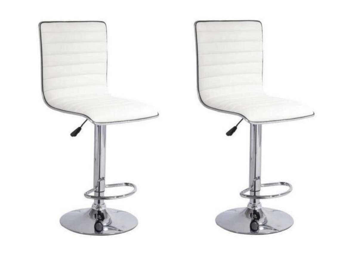 Stylish Bar Stools - White