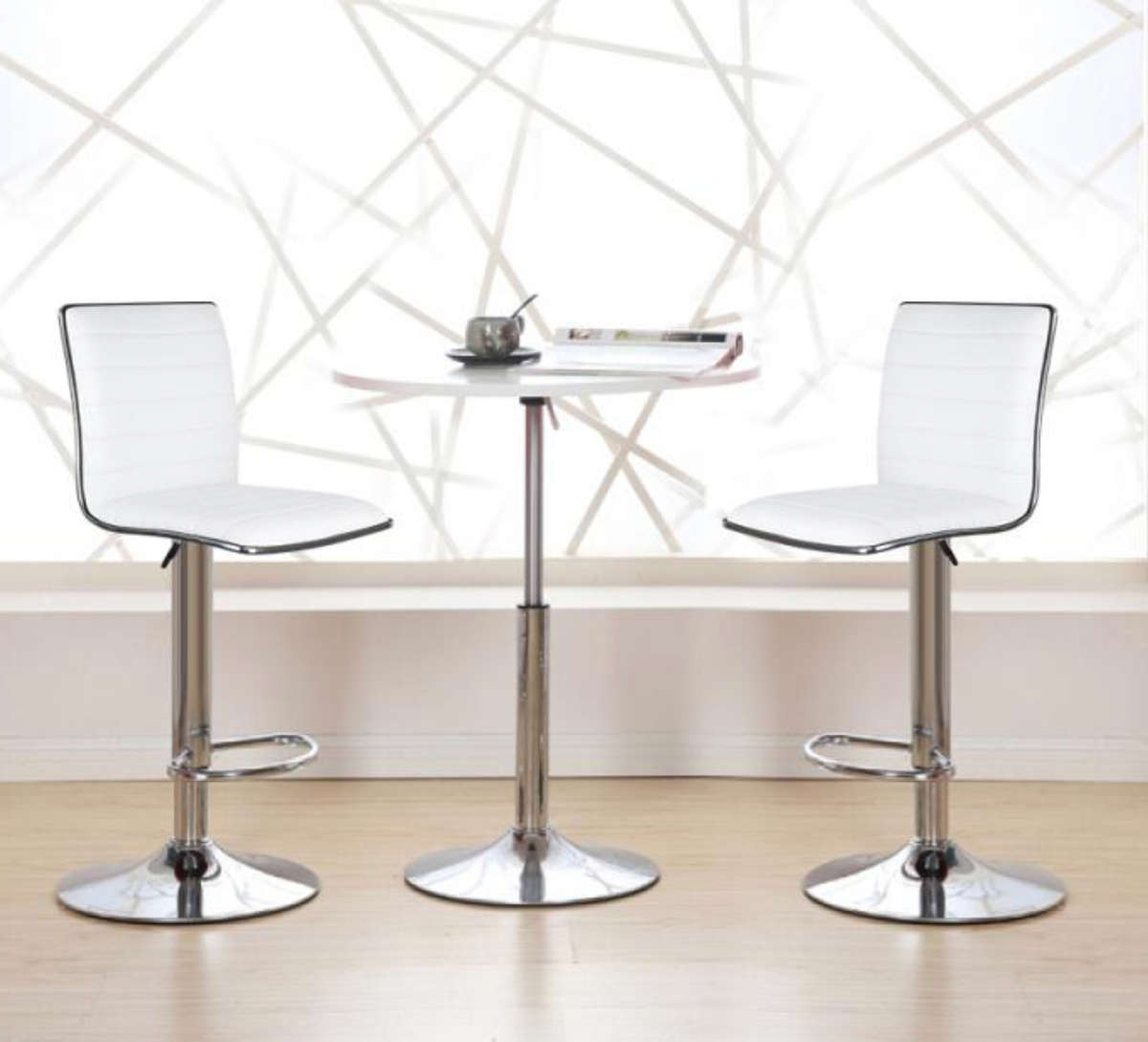 Stylish Bar Stools - White