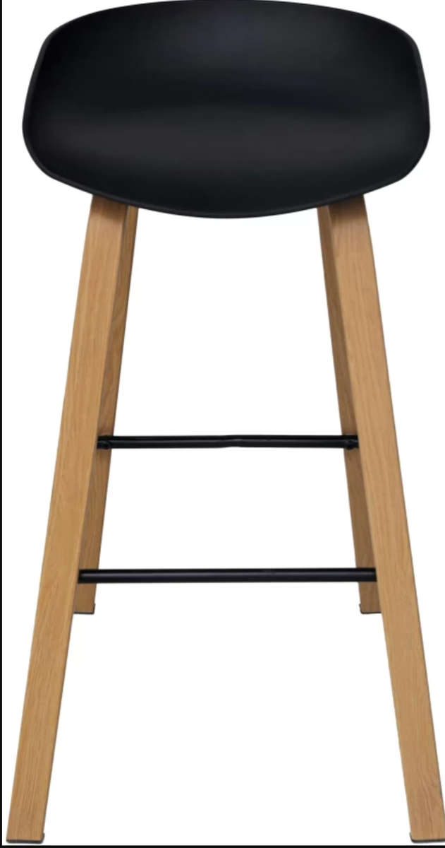 Emma Bar Stool - Black Demo