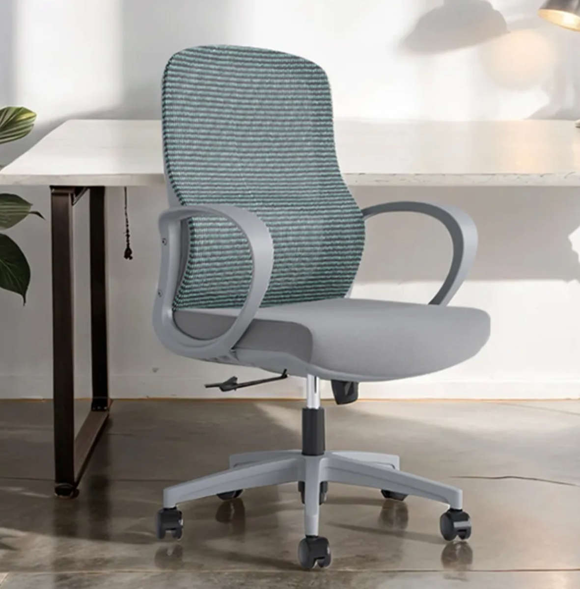 EayThing AeroLuxe Ergonomic Mesh Chair - Mid back Comfort Home & Office - Grey DEMO READ DESCRIPTION
