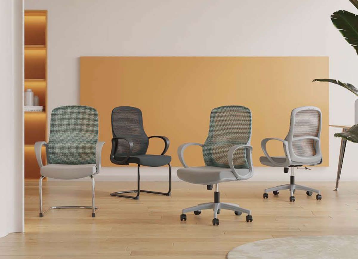 EayThing AeroLuxe Ergonomic Mesh Chair - Mid back Comfort Home & Office - Grey DEMO READ DESCRIPTION