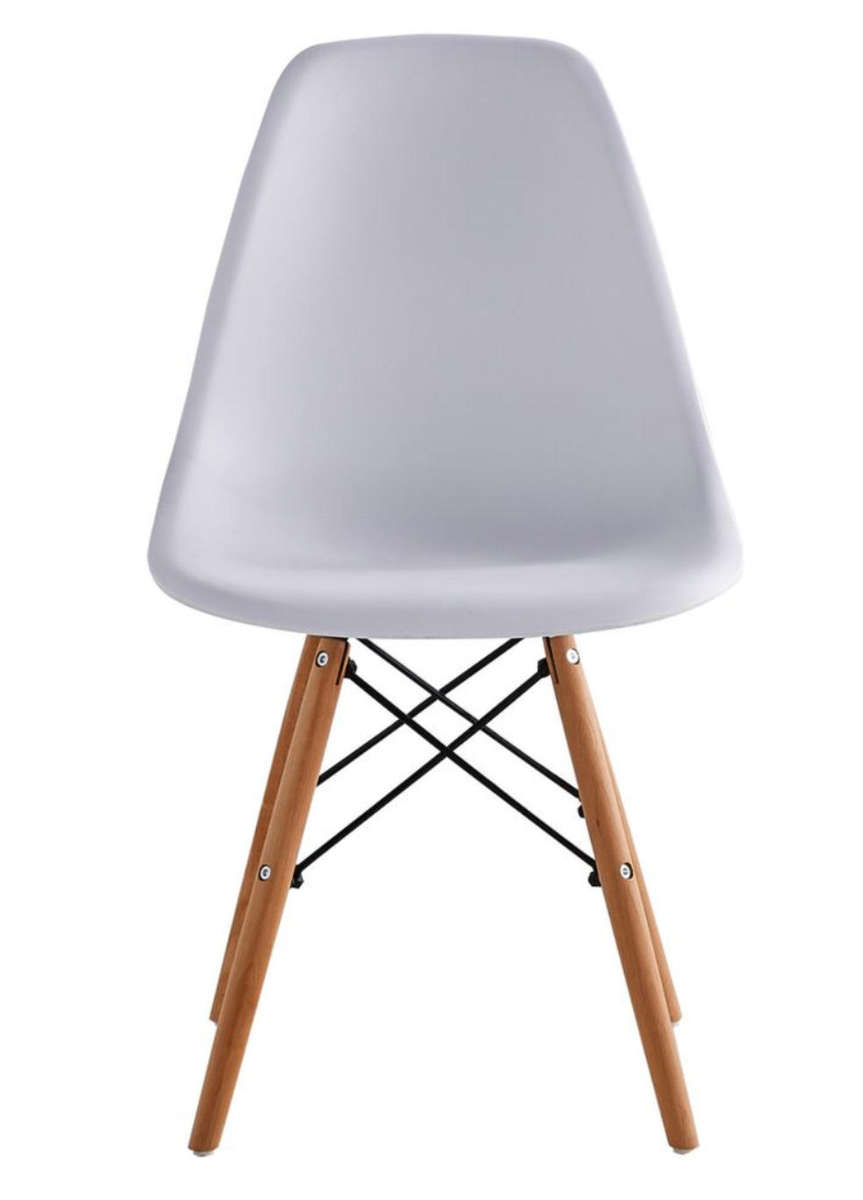 Eames Cafe Side Chair WOODEN GREY LEGS DEMO READ DESCRIPTION