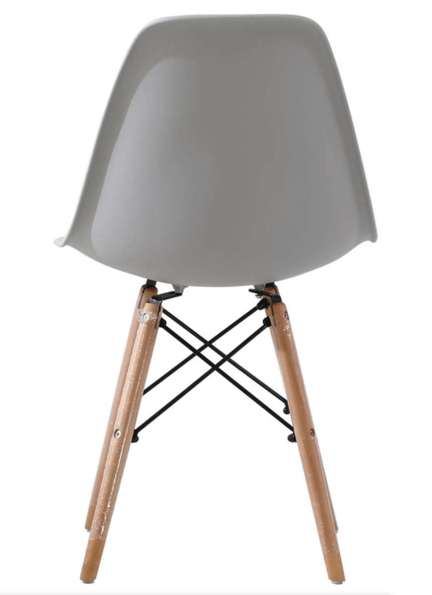 Eames Cafe Side Chair WOODEN GREY LEGS DEMO READ DESCRIPTION