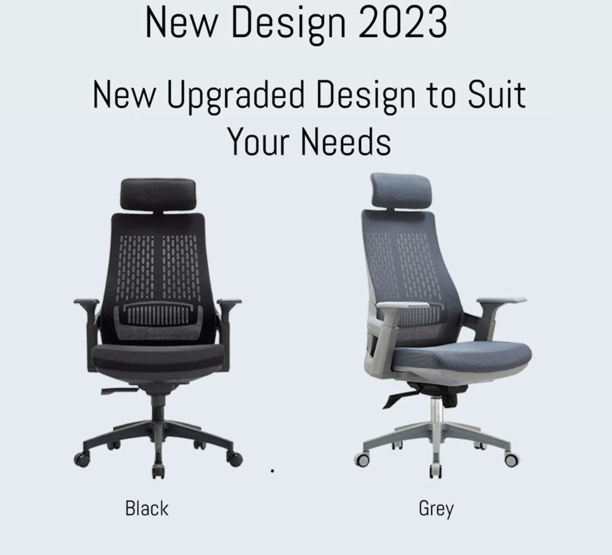 Ergonomic Home Office Chair - Grey