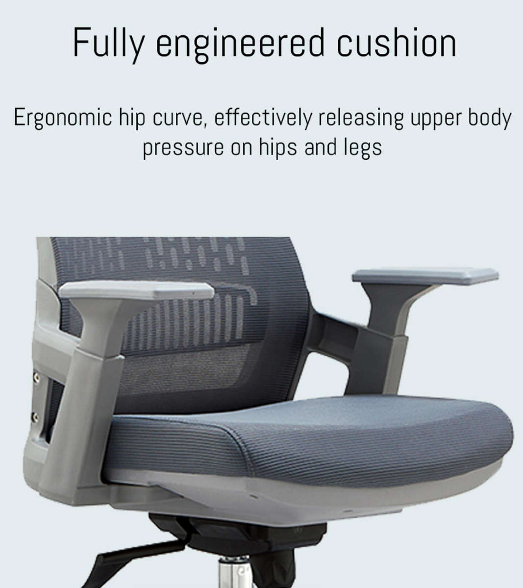 Ergonomic Home Office Chair - Grey