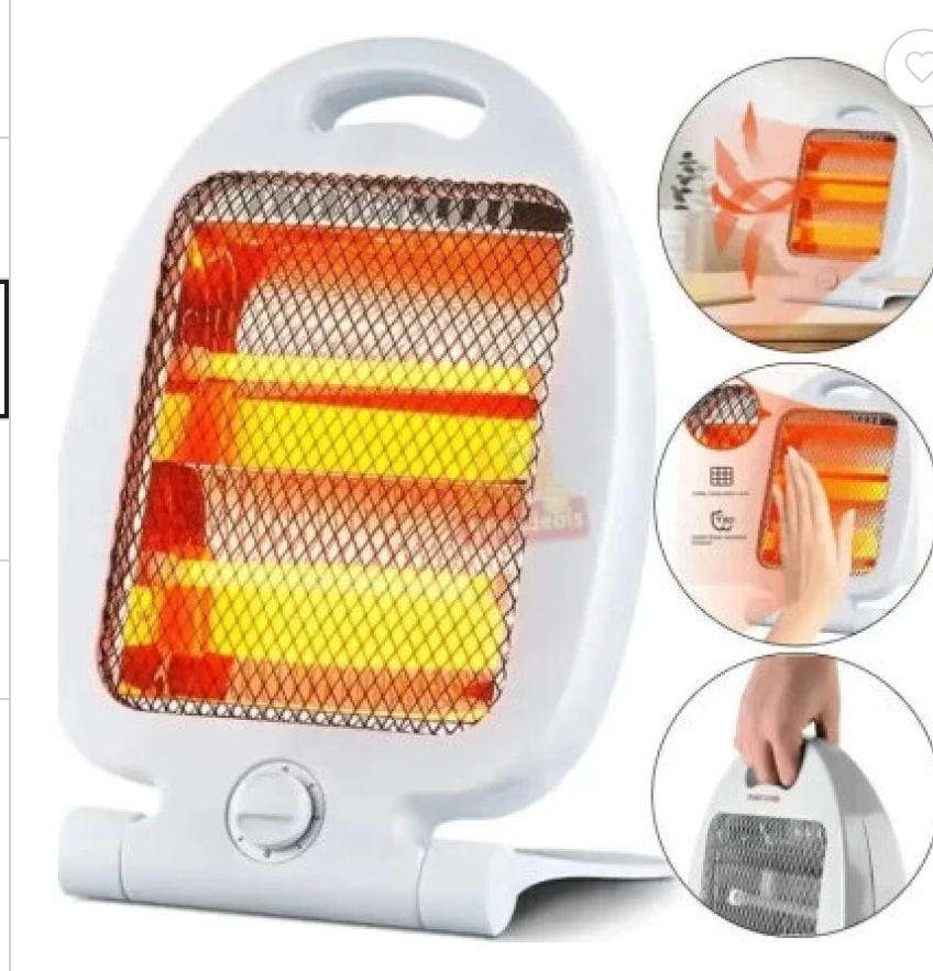 Heater ZR-2002 Electric Place Heater  (White) NEW ONLY BOX DAMAGED