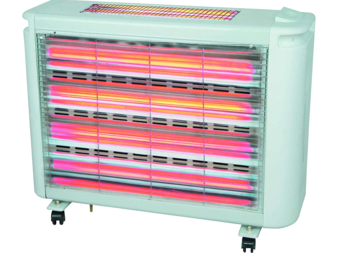 Goldair - 6 Bar Quartz Heater - White Brand New