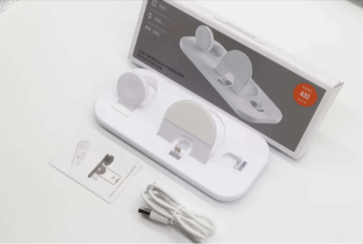 3-in-1 Wireless Charging Dock Station Foldable