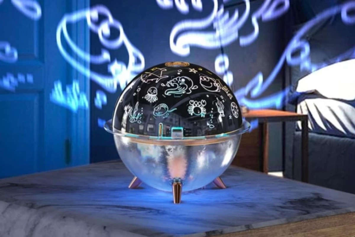 Room Spaceship Shaped Humidifier with Timer Christmas Night Light Aroma Diffuser Humidifier