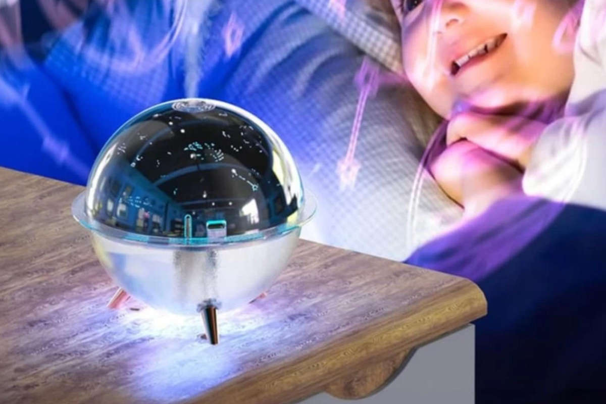Room Spaceship Shaped Humidifier with Timer Christmas Night Light Aroma Diffuser Humidifier
