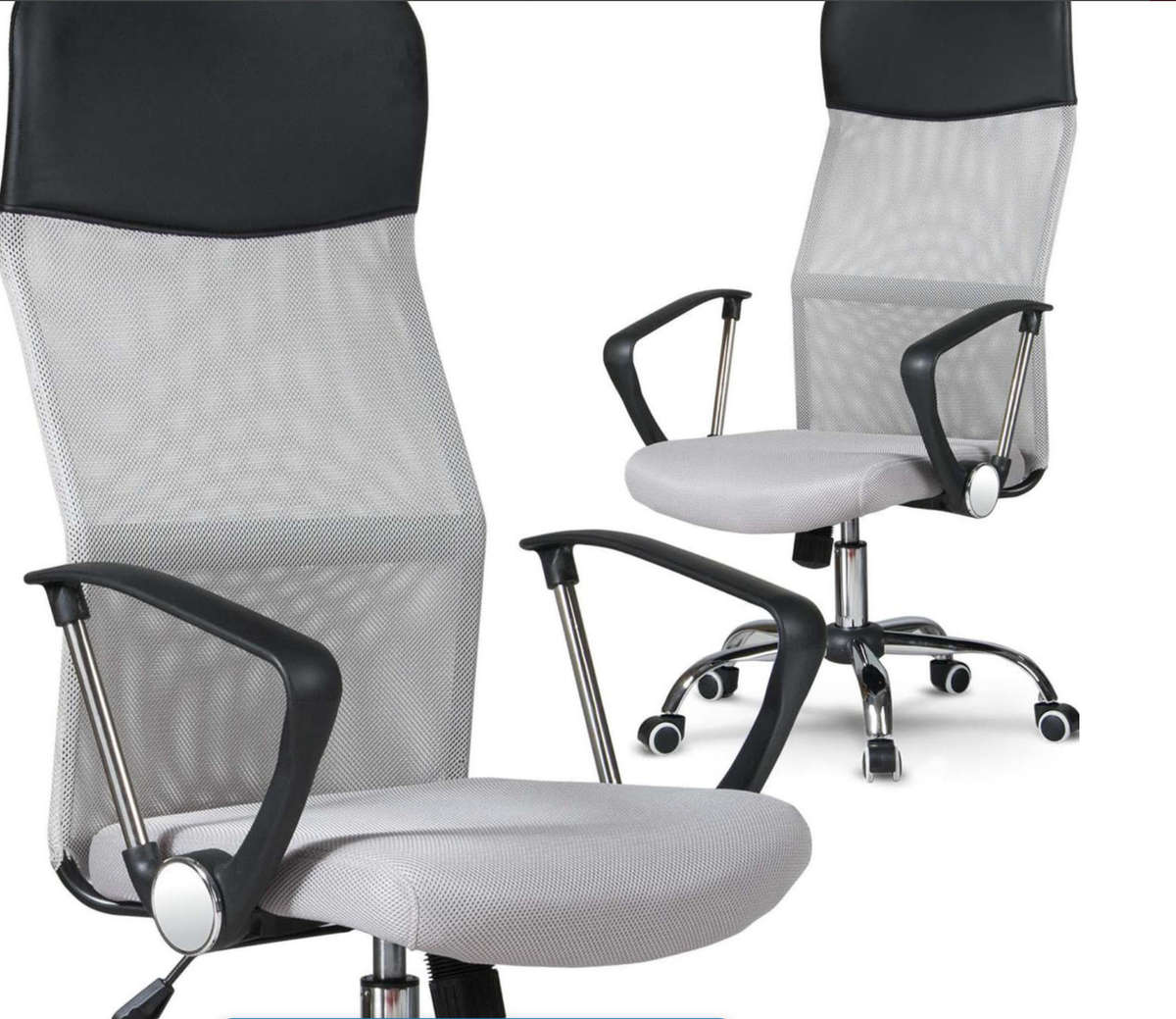 Executive Ergonomic High Back Office Chair - Grey