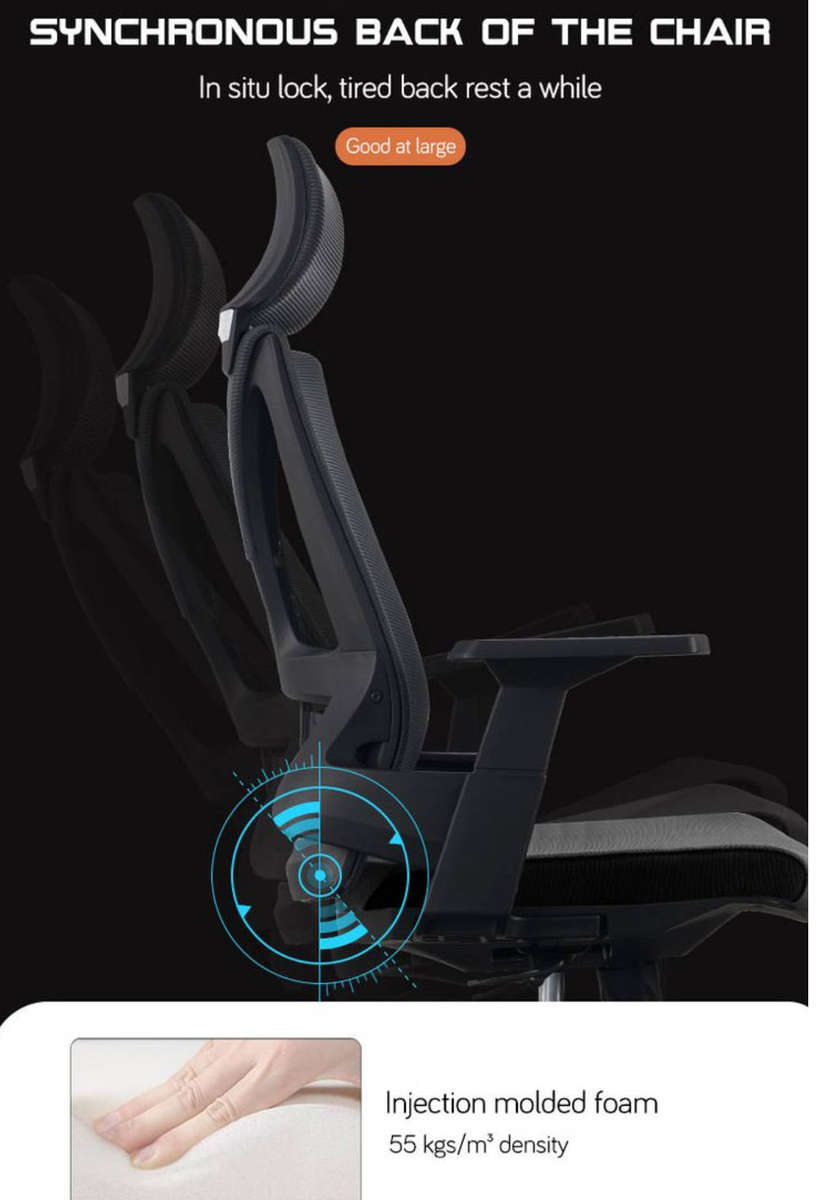 EayThing Lambo Elite Ergonomic Executive Mesh Chair