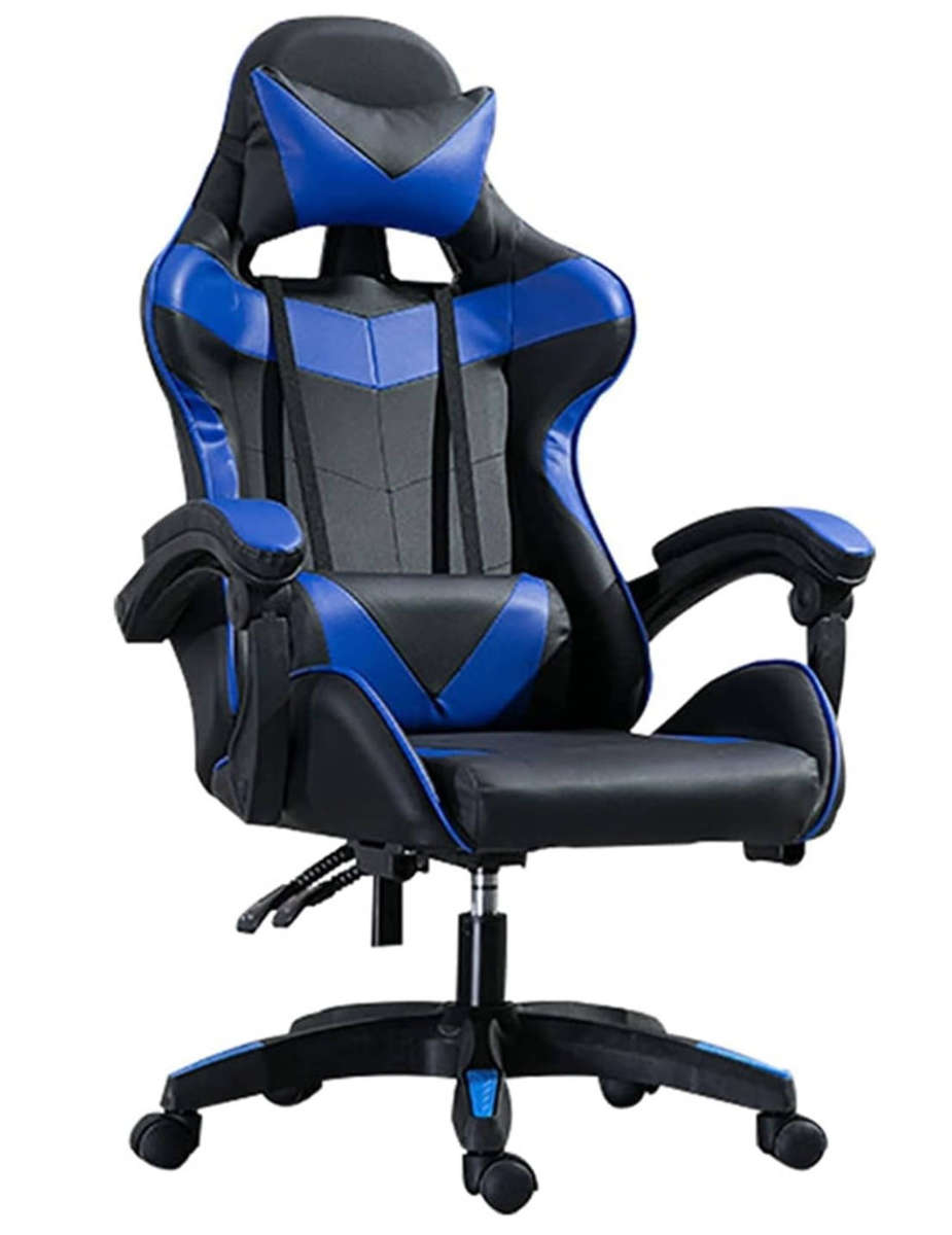 Pagani Ergonomic Office & Gaming Chair with Recline and Adjustable Height - Blue NEW