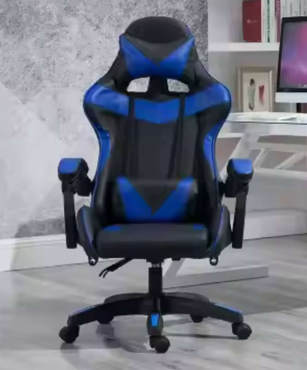 Pagani Ergonomic Office & Gaming Chair with Recline and Adjustable Height - Blue NEW