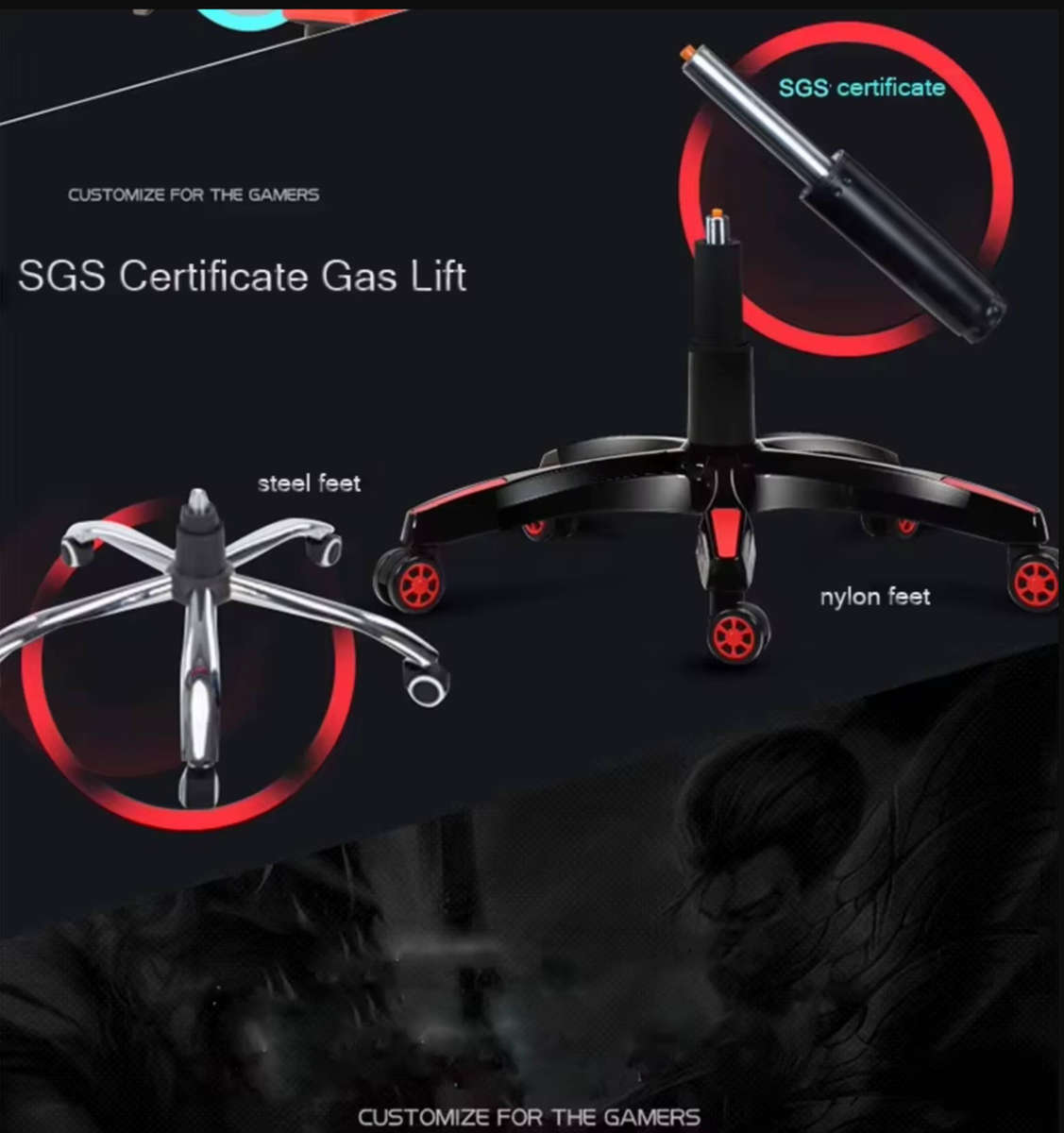 Pagani Ergonomic Office & Gaming Chair with Recline and Adjustable Height - Blue NEW