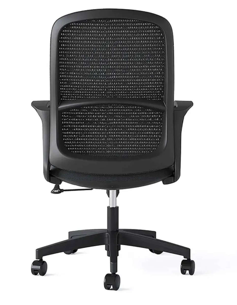 EayThing AeroLuxe Ergonomic Mesh Chair - Mid back Comfort for Home & Office - Black